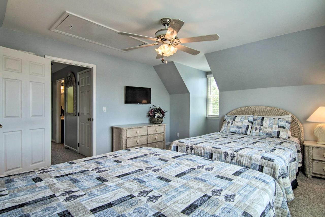Canal-Front Ocean City Getaway With Deck And Dock! Ocean Pines Exterior photo